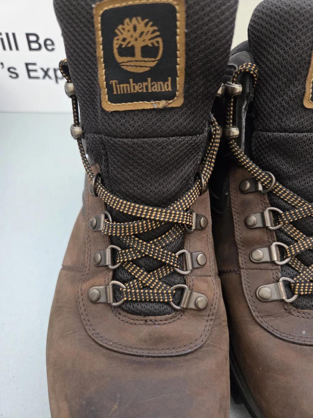 Timberland Men's Brown Leather Hiking Boots